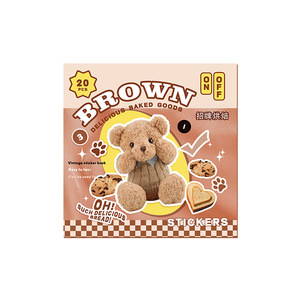 <strong>New</strong> Retro 20 Sheet DIY Decorative Memo Pad Sticker Book Loose Leaf Stationery for Memo <strong>Writing</strong> and Home Decor - Product Image 1