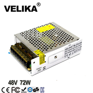 VelikaDC48V電源スイッチングドライバーAC100-240V入力からDC48V1.5A72W出力SMPS (CNCステッピングモーター3Dプリンター用) - Product Image 1