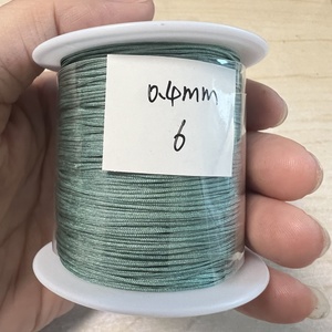Tali Jade Multiwarna Berbagai Ukuran Tali Nilon 0.4mm 0.6mm 0.8mm 1mm 1.5mm Tali Sutra Benang Jade untuk Pembuatan Perhiasan - Product Image 3