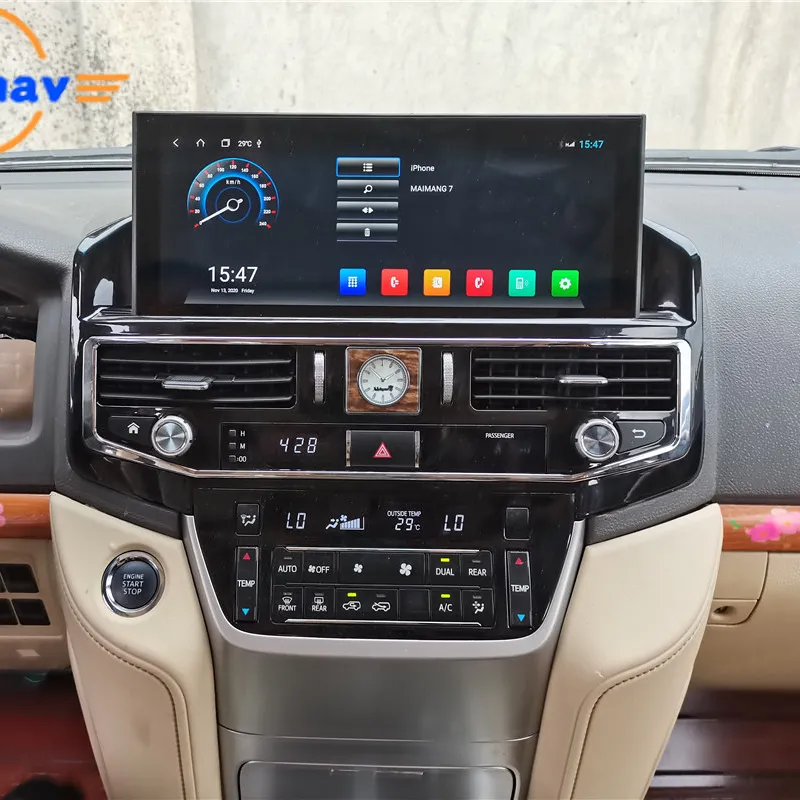 Android 10 auto radio für Toyota Land Cruiser LC200 2016-2020 retrofit Lexus LX der neueste 570 Video DVD Player GPS Navigation