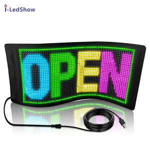 Negozio Open Sign lampeggiante a scorrimento digitale flessibile schermo a LED finestra di vetro Display pubblicitario controllo APP LED Sign Board - Product Image 1