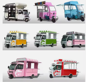 Fabrika doğrudan satmak sokak üç tekerlekli kamyon Fast Food dondurma Fast Food üç tekerlekli bisiklet motorlu üç tekerlekli bisiklet gıda sepeti