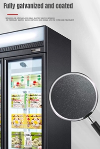 4-<span class=keywords><strong>superstore</strong></span> hiển thị dọc sử dụng trở lại thanh cửa kính hiển thị trường hợp tủ đông cho rau và trái cây - Product Image 2