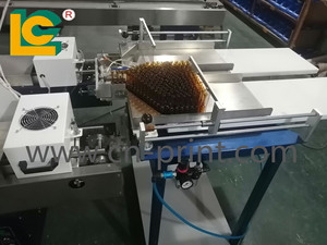 Skin Care Sample Bottle Servo Auto Ampoule UV Screen Printing with Automatic <strong>Loading</strong> and <strong>Unloading</strong> Silk Screen Printing <strong>Machine</strong> - Product Image 4