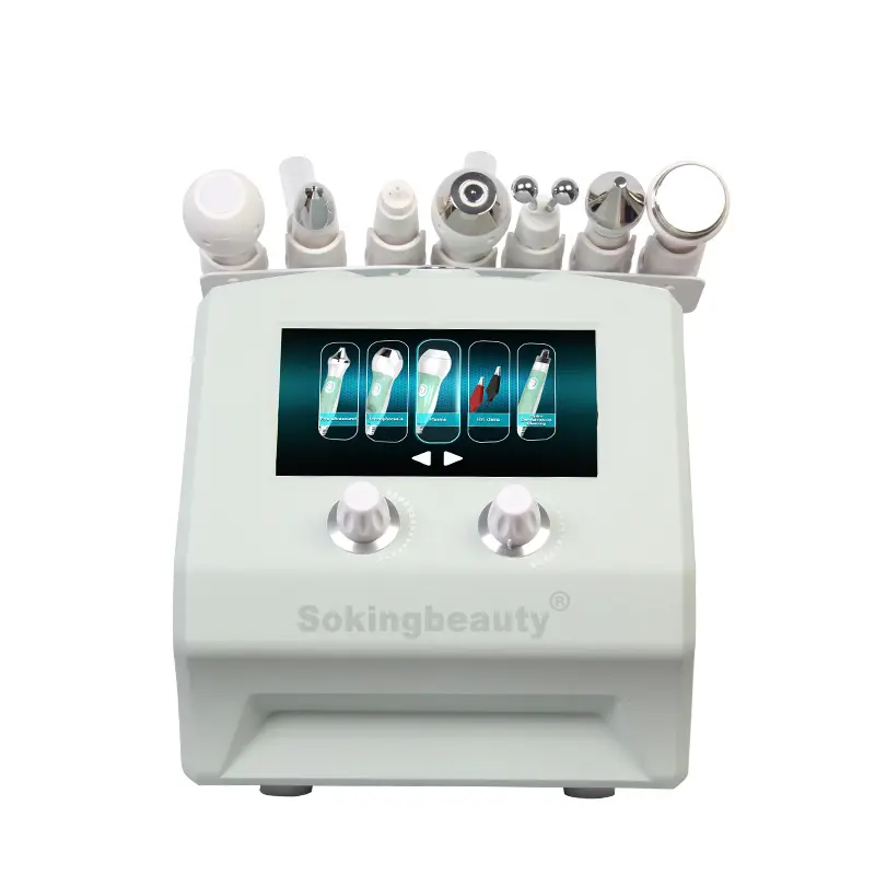 Machine portative de beauté d'oxygène de soins de la peau 8 en 1 machine faciale multifonctionnelle de dermabrasion hydraulique