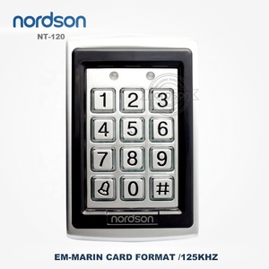 Nordson (NT-120) Wasserdichte Metall Luminuious RFID-Zugangs kontrolle mit Relais ausgang Tastatur Kartenleser - Product Image 2