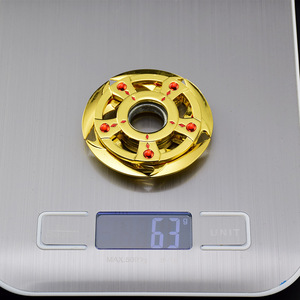 League of Legends Ironheart Bearing Fidget Spinner Weaponモデル回転スチールディスクゲーミングデスクの装飾RGB照明付き - Product Image 4