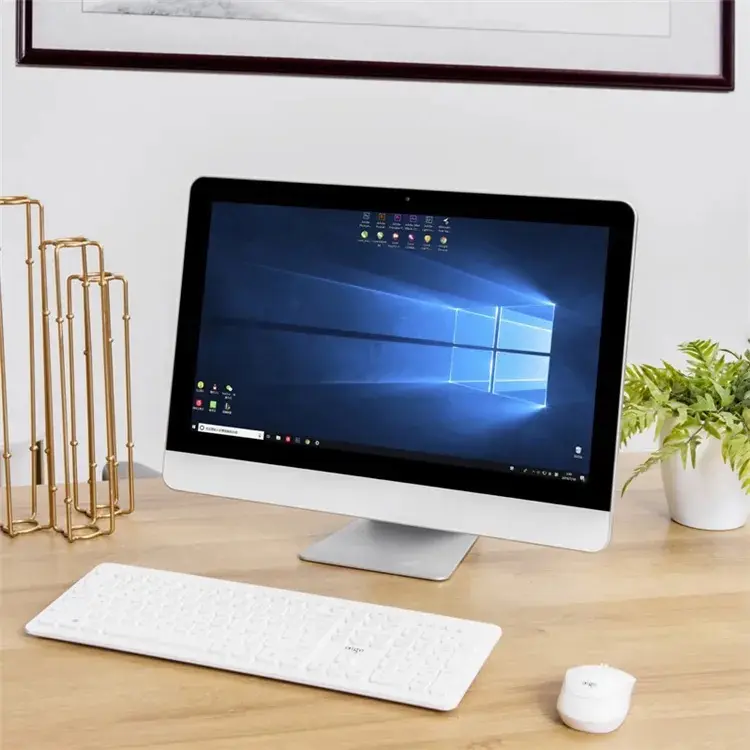 Super Thin Computer All-in-One-PC HD-Bildschirm Hintergrund beleuchtung Geschäft alles in einem PC Desktop-Unterstützung
