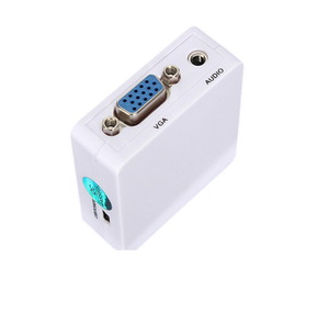 Plug-and-Play-Mini-VGA2HD-Adapter mit Audio-Mini-VGA-zu-HD-Übertragung für TV-Computer