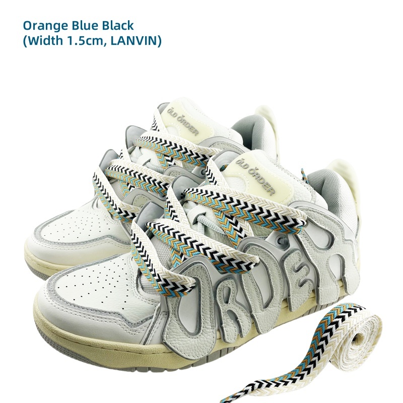 Orange Blue Black (Width 1.5cm, LANVIN)