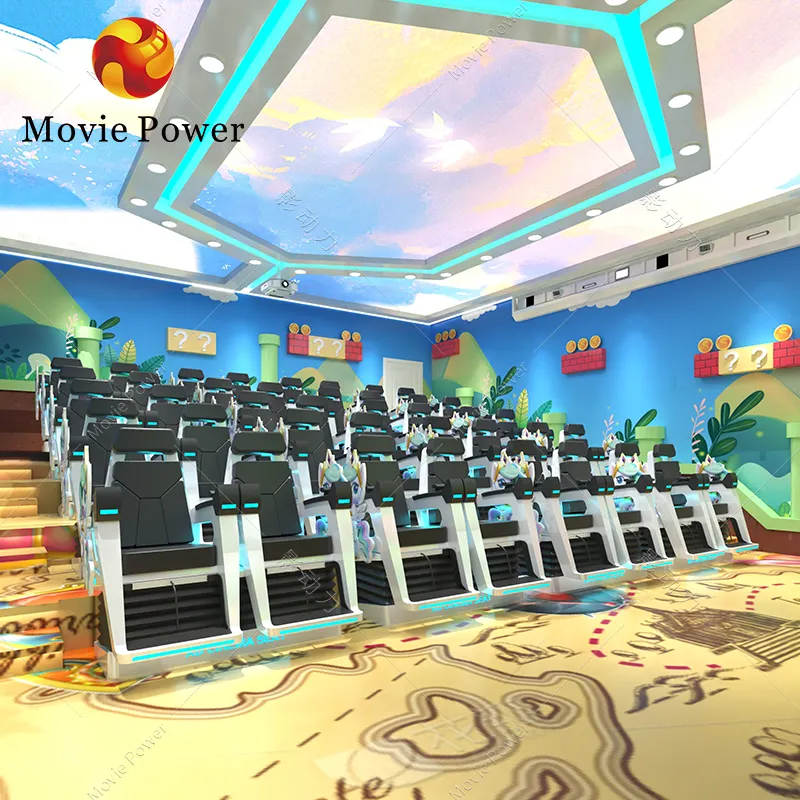 3D Dinosaurus Animatie Films 5d cinema apparatuur met motion platform