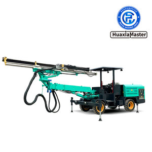 Hoge Prestaties Dubbele Hydraulische Power Head Uitgerust Tunnel Rond Rots Boren Op Wielen Verankeringsboorinstallatie - Product Image 5