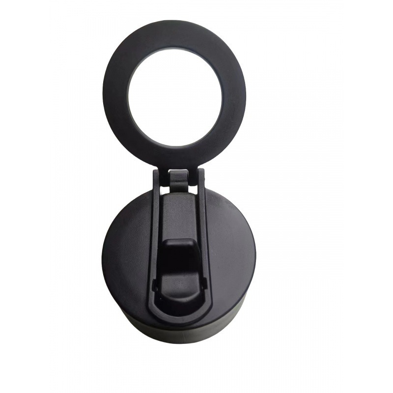 Multi-function magnetic suction straw cover