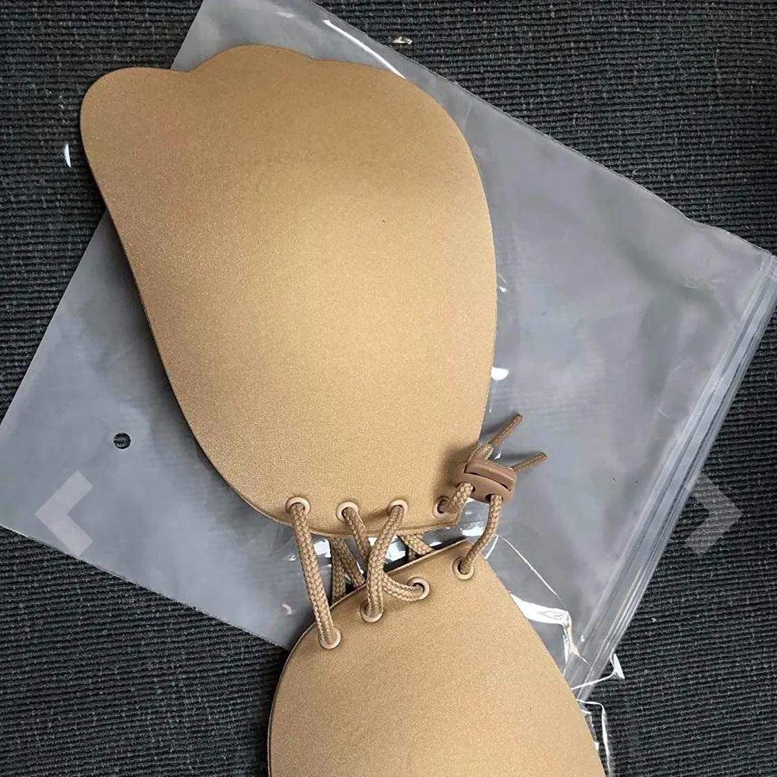 Ala e Invisibile Reggiseno In Silicone Sacchetto di Imballaggio di Plastica