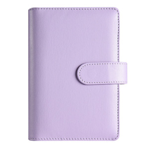 Cross Border Exclusive A5 Spiral Notebook Macaron PU Leather Cover with Zipper Bag <strong>Live</strong> Page <strong>Book</strong> Ledger PVC Paper Size A5 Gift - Product Image 1