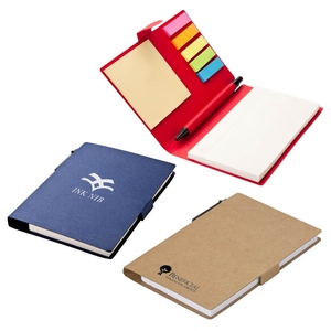 Bloc de notas autoadhesivo de stock Bloc de notas de cubierta Kraft con notas adhesivas de bolígrafo para promoción - Product Image 2