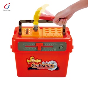 Chengji çocuk erken öğrenme eğitim plastik oyuncak onarım gerçek aracı Set simülasyon aydınlatma müzik elektrikçi oyuncak mekanik aracı - Product Image 4