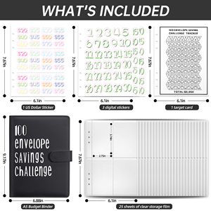 مظاريف تحدي توفير المال 100 - طرق توفير المال سهلة وممتعة - كتب ميزانية التوفير - Product Image 2