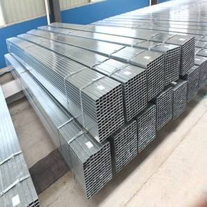 镀锌钢矩形管40x40x2.5毫米镀锌方管重量冷成型低价矩形钢管