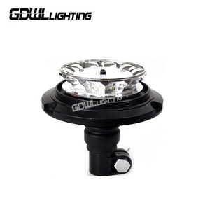 ไฟเตือนถนน LED แบบยืดหยุ่น Din Mount ไฟเตือนถนนแบบหมุนได้สีน้ําเงิน ECE R10 ไฟเตือนทาวเวอร์โคมไฟกระพริบ - Product Image 4