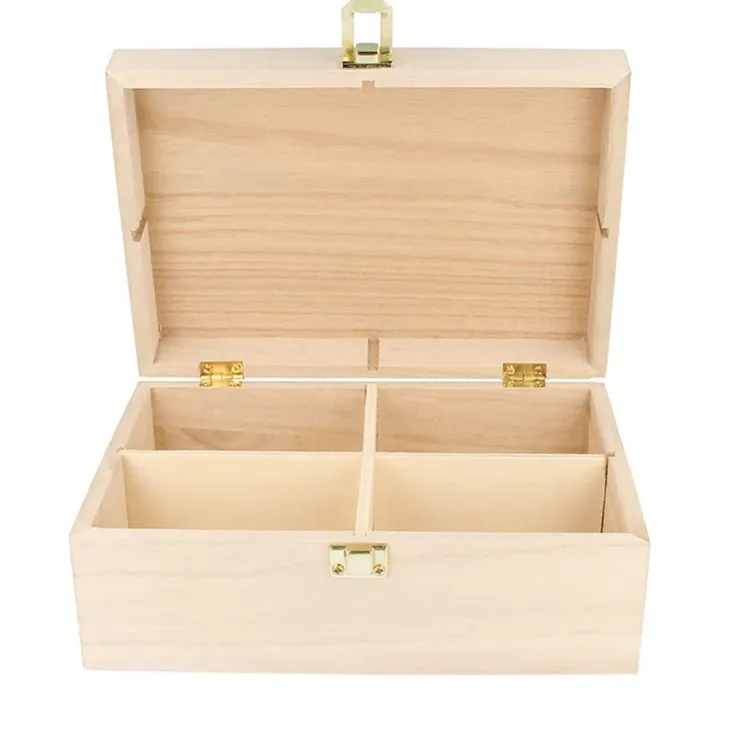 Kotak kemasan hadiah kayu kecil dengan tutup kustom Logo grafir dan penutup bumi kotak kayu
