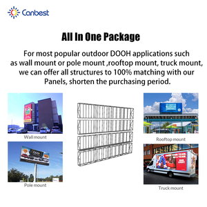 P6 P8 P10 ön servis sabit Pantallas dış duvar tipi Video ekranı Billboard tabela tabela reklam açık Led ekran - Product Image 3