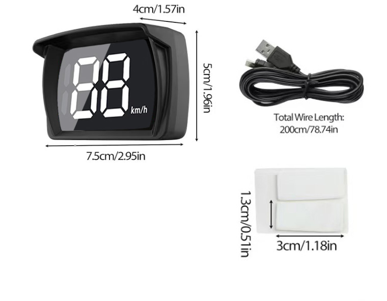 Blanc-Simple USB KM/H