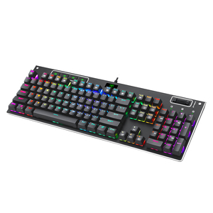 Hot Sell 104 Keys <strong>Programmable</strong> RGB Backlight USB Wired <strong>Mechanical</strong> Gaming <strong>Keyboard</strong> for Gamer Desktop PC Computer - Product Image 4