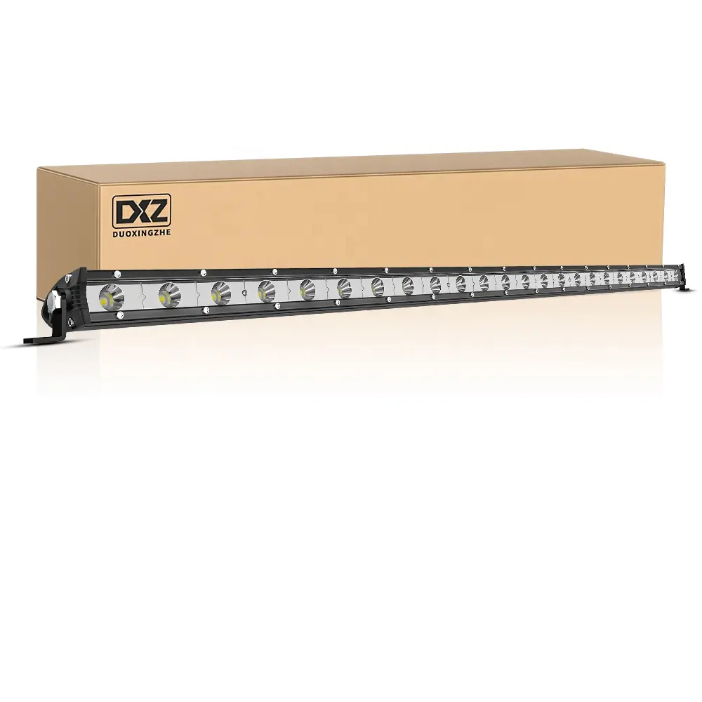 DXZ 7000lm 72W עבודת אור באיכות גבוהה LED אור בר ירייה אחת אופנוע טרקטורונים UTV 4x4 לכלוך אופני אור בר