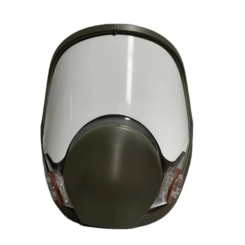 Máscara de gas respirador químico para fumar de cara completa reutilizable 6800