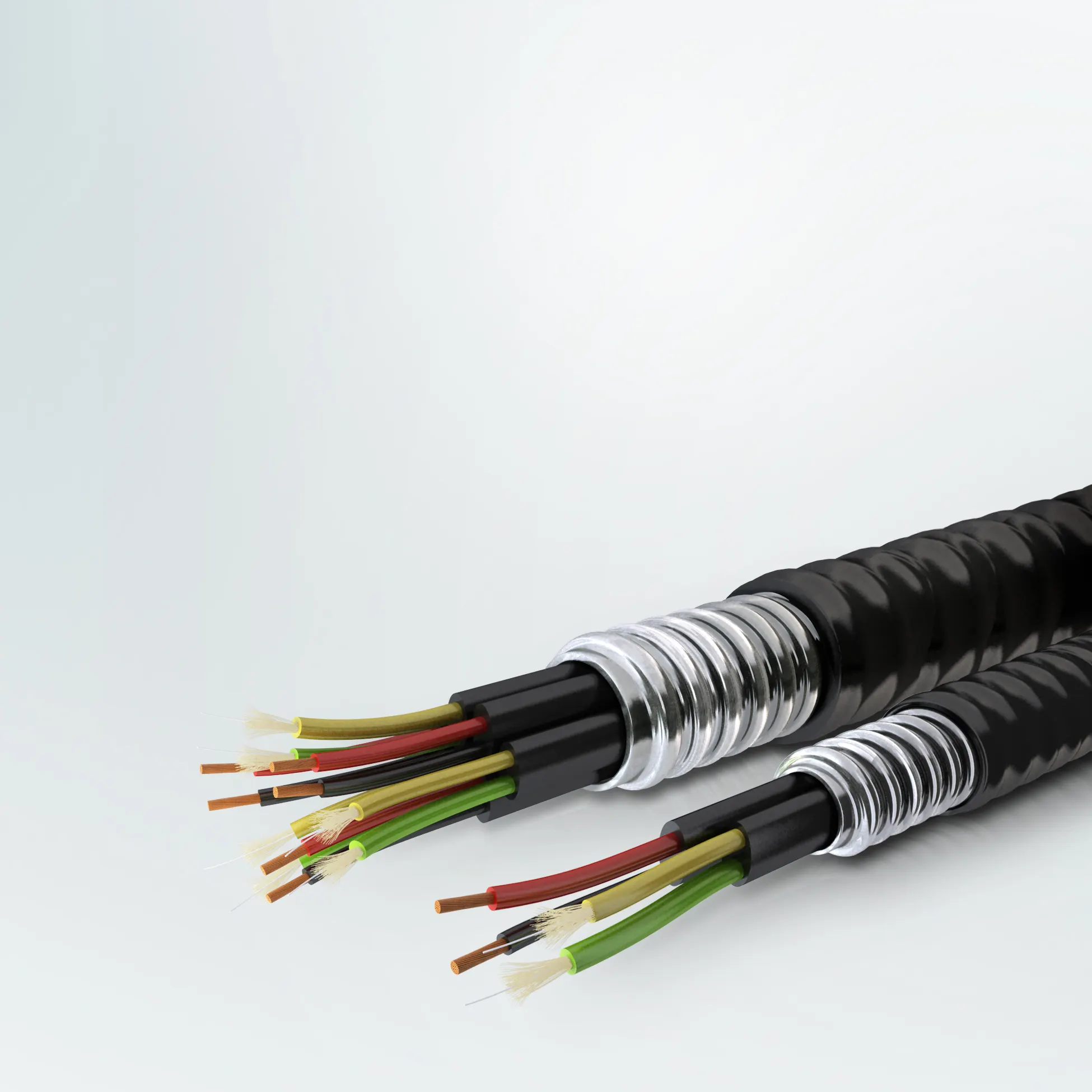 Tek modlu fiber optik paket kompozit hibrid kablo Eguador 5% indirim distribütör