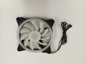 Ventilador de diseño funcional de doble bucle para juegos de pc, 12v, rgb, funda de ordenador de escritorio, Enfriador de pc de 120mm para escritorio