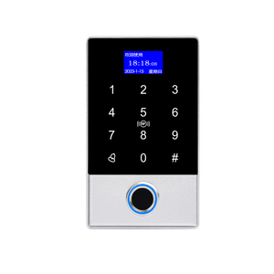 Tür zugangs kontroll system 13,56 MHz 125kHz NFC-RFID-Kartenleser Finger abdruck Tuya APP Smart Lock Bluetooth-Zugangs kontrolle