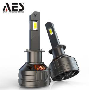AES T1 Pro 100W หลอดไฟหน้ารถ LED สว่างเร็วพร้อม EMC CANbus 6075ไต้หวันชิป LED หลอดไฟหน้ารถยนต์ - Product Image 3