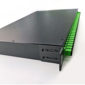 Internet Service <strong>Provider</strong> Black SM 1x32 1U Rack PLC Splitter SC APC with ABS Cassette Module Inside - Product Image 5