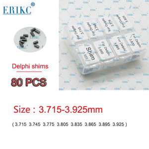 ERIKC 80PCS New <strong>Shim</strong> Washers Injector Nozzle Washer Injector <strong>Shim</strong> Kits for Delphi Size 3.715-3.925MM - Product Image 2