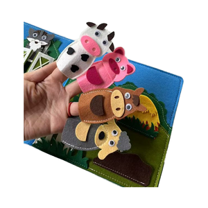 Montessori Sensorial Busy Board Crianças Brinquedo Educativo para a Criança Aprendendo Habilidades Motoras Finas Feitas de Tecido de Feltro de Alta Qualidade