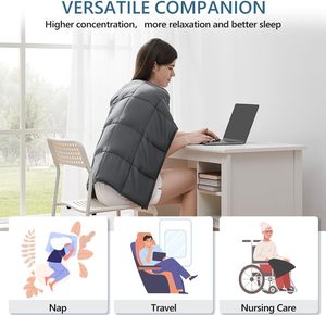 All-Season Adults Portable Travel Weighted Lap Pad Decken kühlung Kleine gewichtete Decken für Angst und Entspannung - Product Image 6