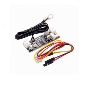Single 12V 0.8A DC <strong>PWM</strong> 2-3 Wire Fan <strong>Temperature</strong> Control Speed <strong>Controller</strong> Chassis Computer Noise Reduction Module NTC B 50K 3950 - Product Image 1