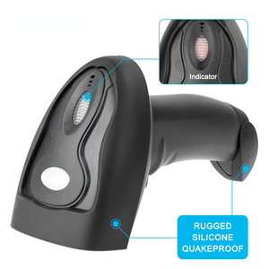 Escáner de código de barras portátil, lector de código de barras inalámbrico BT 2D QR, escáner de código de barras 3d para pagos móviles Android e iOS - Product Image 3