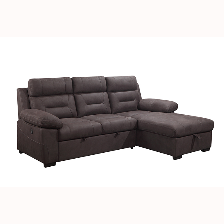 Hot sale new modern living room with pull out sectionals sofa cum bed
