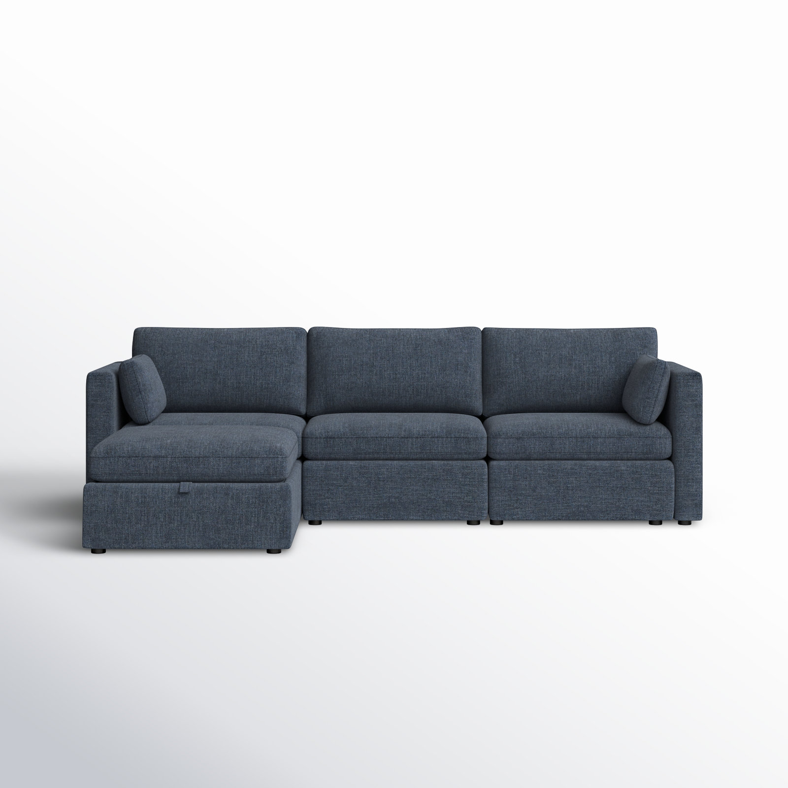 Mélange de lin bleu
