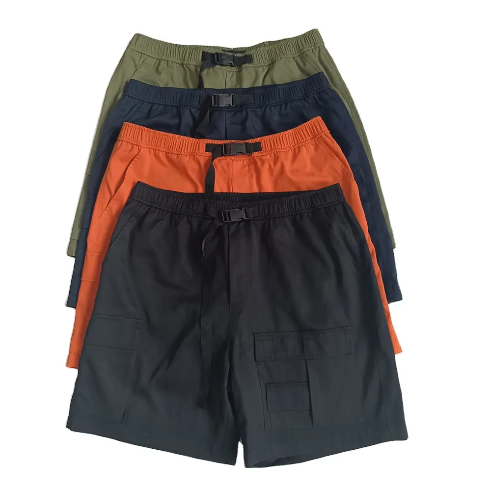 Nouveau Style Ceinture Utilitaire Cargo Shorts Hommes Demi Pantalon Shorts Avec Poche Personnalisé Haute Qualité Nylon Cargo Shorts pour Hommes