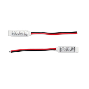 Мини светодиодный контроллер DC 12 В 24 В 12А RGB 3-канальный PWM-сигнал Диммер модуль 3 кнопки для 5050 2835 3535 3014 красочная световая лента - Product Image 5
