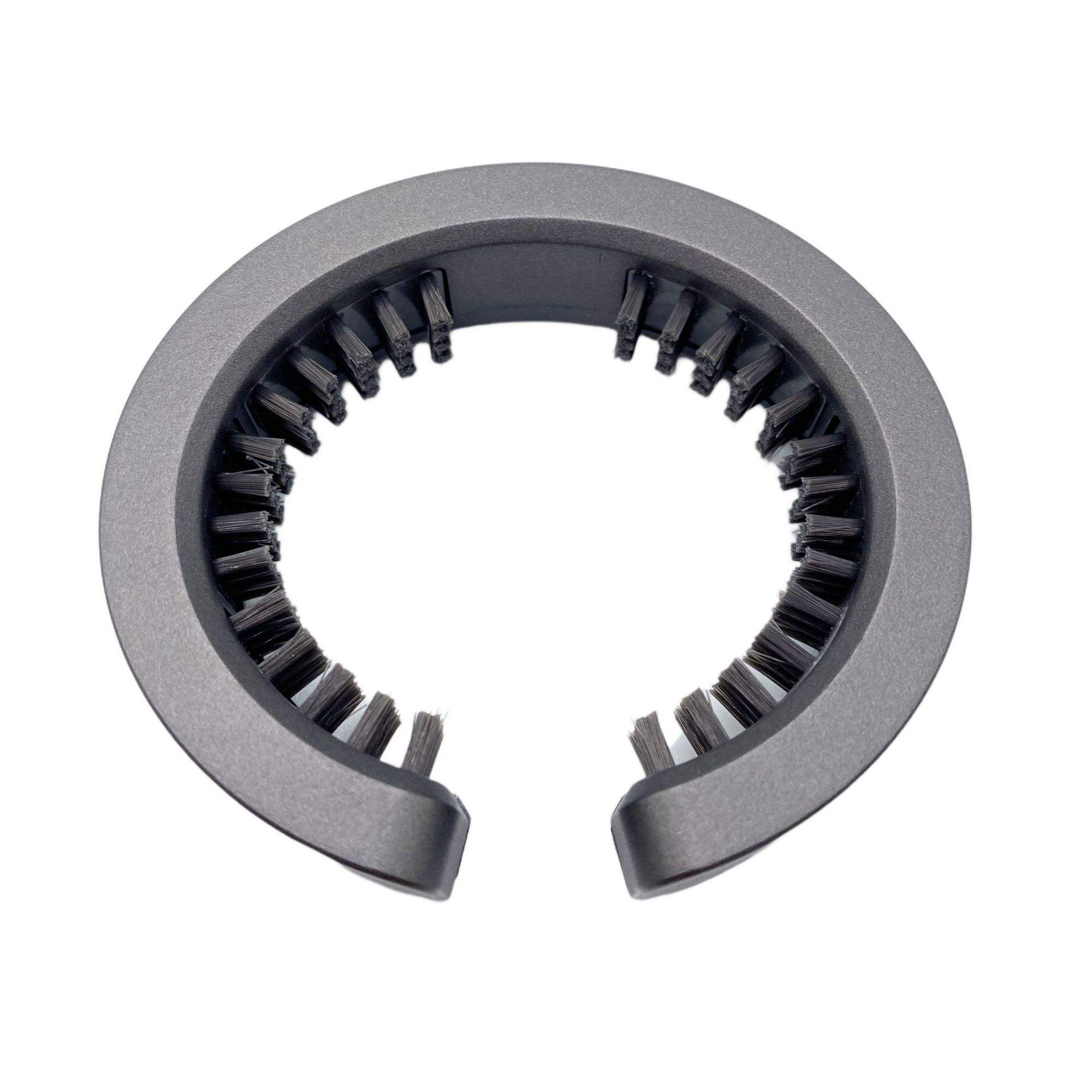 Curling iron cleaning brush