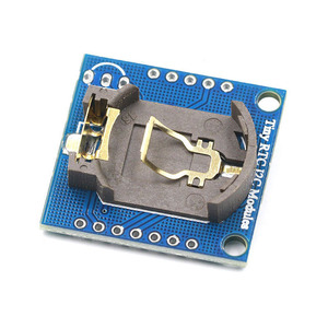 24C32 bellek DS1307 saat pil kumandalı minik RTC I2C modülleri-Mini I2C gerçek zamanlı saat modülü