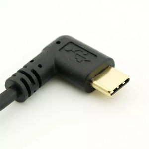Gold Type C 3.1 Male Right Angled to <strong>USB</strong> <strong>2.0</strong> a Female Data Charging OTG Cable
