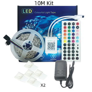 音楽制御LEDストリップRGB Dc12vフレキシブルLEDロープライトモバイルアプリ5050 18led/mクリスマスの照明 - Product Image 6