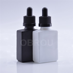 ขวดแก้วใส่เซรั่มทรงสี่เหลี่ยมผืนผ้า15มล. 30มล. 50มล. 100ม. น้ำมันหอมระเหยหนังกำพร้าขวดหยดน้ำน้ำหอมแก้ว