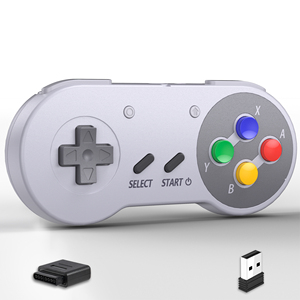 무선 2.4G SNES 게임 컨트롤러 닌텐도 스위치 PC 윈도우 라즈베리 파이 MAC SNES SFC 용 SNES 및 USB 어댑터 - Product Image 2